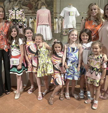 Emilio Pucci Kids Multicoloured Dress for Girls