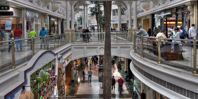 Canal walk shopping center in Capetown
