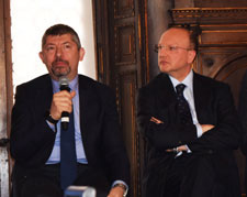 Da sinistra Ivan Scalfarotto e Vincenzo Boccia